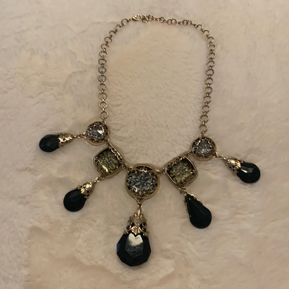Black and gold necklace